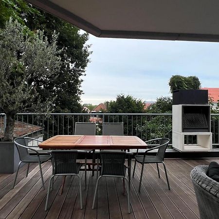 Ludwigshome Luxus - Zentral, Kostenloser Parkplatz, Terrasse ลุดวิกสบูร์ก ภายนอก รูปภาพ