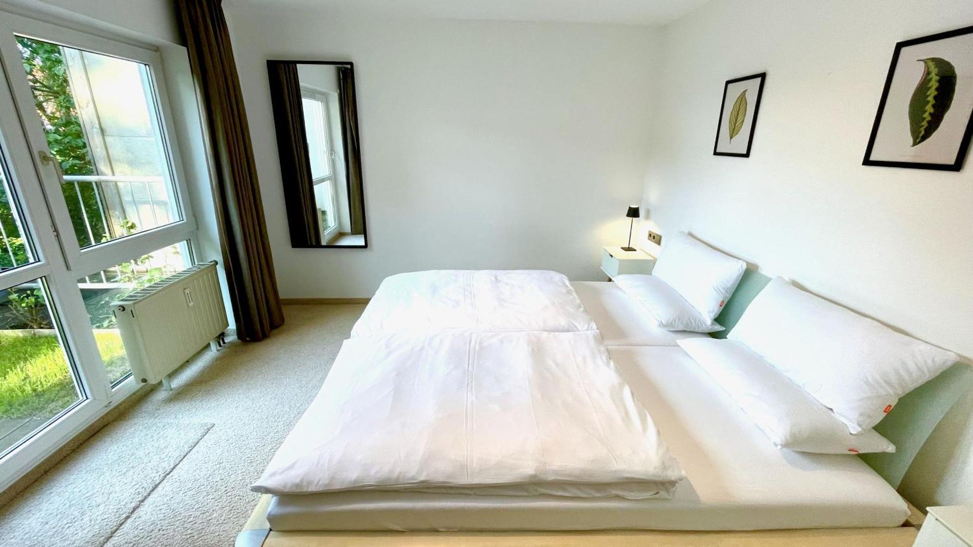 Ludwigshome Luxus - Zentral, Kostenloser Parkplatz, Terrasse ลุดวิกสบูร์ก ภายนอก รูปภาพ